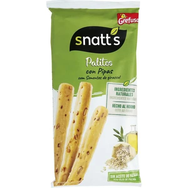 Palitos de pan con pipas Snatt's bolsa 62 g - 0.06 kg - Imagen del producto en Findit