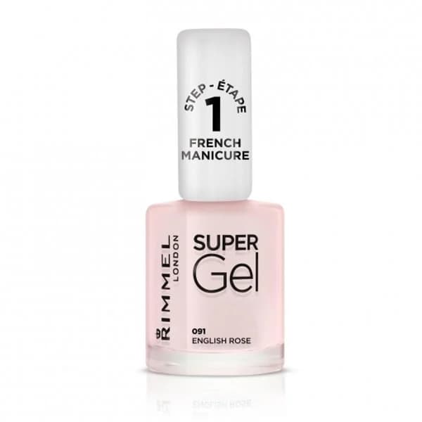 Esmalte de uñas Super Gel French Manicure 091 english rose Rimel London 1 ud. - 1 ud - Imagen del producto en Findit