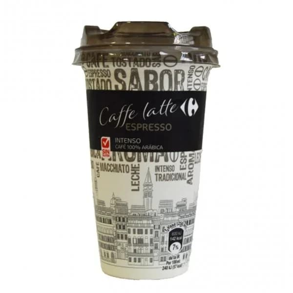 Café latte espresso Carrefour Sensation sin gluten 250 ml. - 0.25 kg - Imagen del producto en Findit