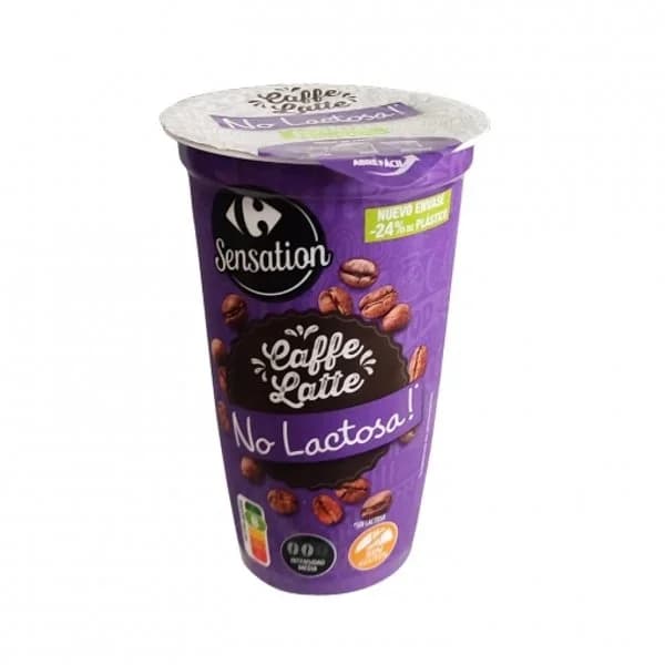 Café latte Carrefour Sensation No Lactosa sin gluten y sin lactosa 250 ml. - 0.25 l - Imagen del producto en Findit