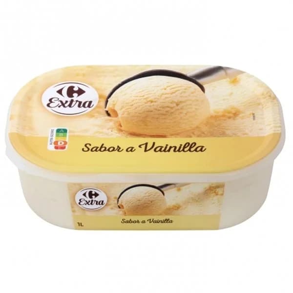 Helado de vainilla Carrefour 480 g. - 0.48 kg - Imagen del producto en Findit