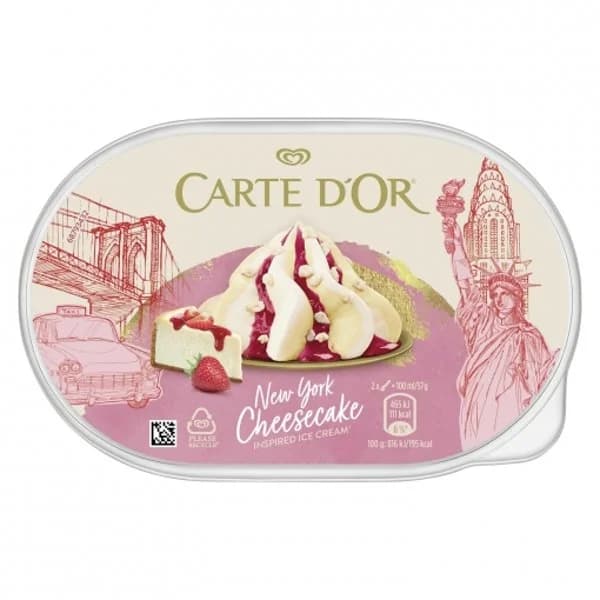 Helado de new york cheesecake Carte D'or 900 ml. - 0.9 l - Imagen del producto en Findit