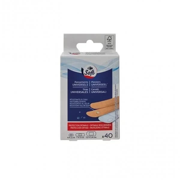Tiras universales Carrefour Soft 40 ud. - 42 ud - Imagen del producto en Findit