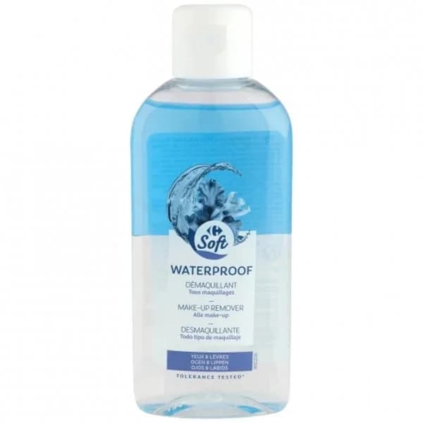 Desmaquillantes waterproof Carrefour Soft 150 ml. - 0.15 l - Imagen del producto en Findit