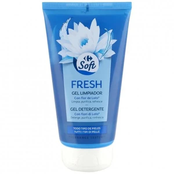 Gel limpiador facial flor de loto Carrefour Soft 150 ml. - 0.15 l - Imagen del producto en Findit