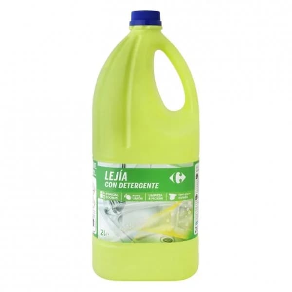 Lejía con detergente limón Especial Cocinas Carrefour 2 l. - 2.02 l - Imagen del producto en Findit