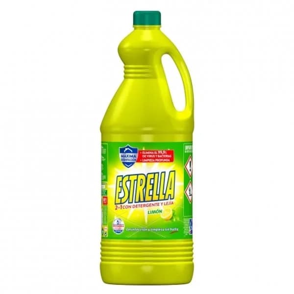 Lejía hogar con detergente frescor limón Estrella 2,87 l. - 2.87 l - Imagen del producto en Findit