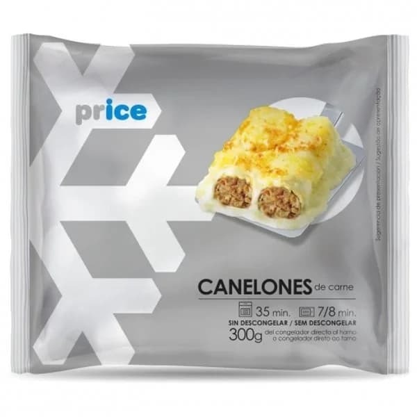 Canelones de carne Price 300 g. - 0.3 kg - Imagen del producto en Findit