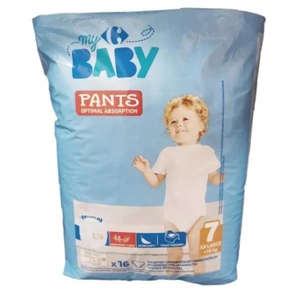 Pants My Carrefour Baby T7 (+18 kg.) 16 ud. - 15.96 ud - Imagen del producto en Findit