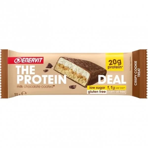 Barrita de proteina sabor galleta Enervit sin gluten 55 g - 0.06 kg - Imagen del producto en Findit