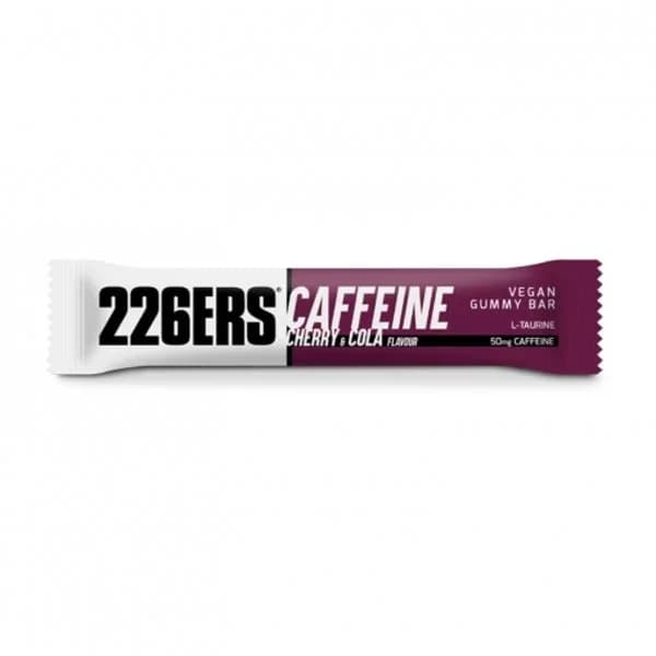 Barrita de gominola sabor cereza y cola con cafeína y l-taurina 226ERS sin gluten 30 g. - 0.03 kg - Imagen del producto en Findit