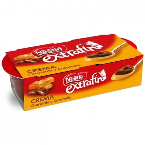Crema de chocolate y caramelo Extrafino Nestlé pack de 2 unidades de 70 g. - 0.14 kg - Imagen del producto en Findit
