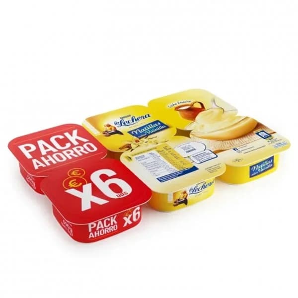 Natillas de vainilla La Lechera pack de 6 unidades de 115 g. - 0.69 kg - Imagen del producto en Findit