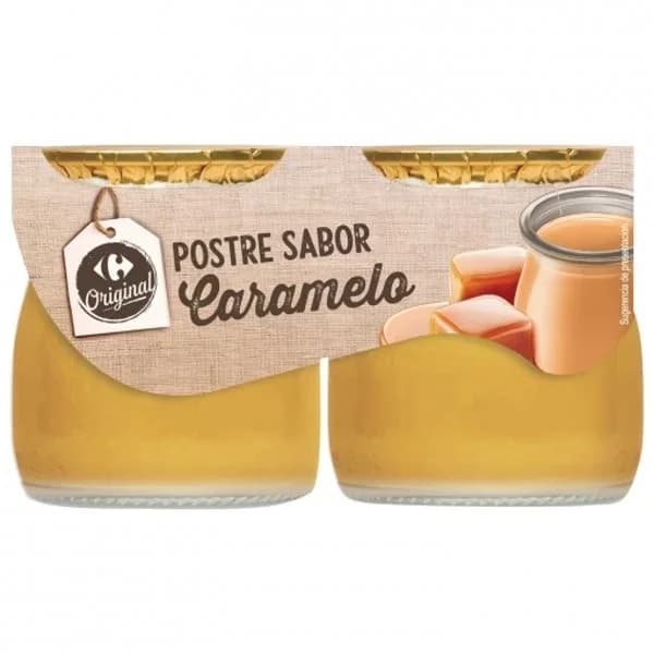 Postre de caramelo Original Carrefour sin gluten pack de 2 unidades de 135 g. - 0.27 kg - Imagen del producto en Findit