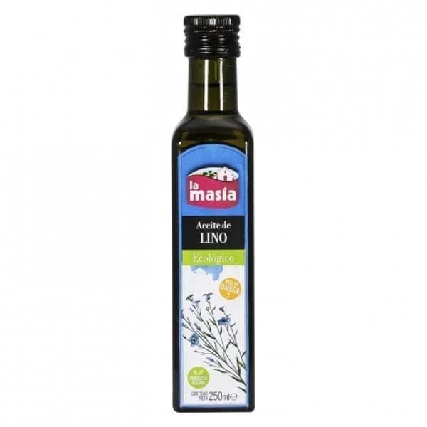 Aceite de lino ecológico La Masía 250 ml. - 0.25 l - Imagen del producto en Findit