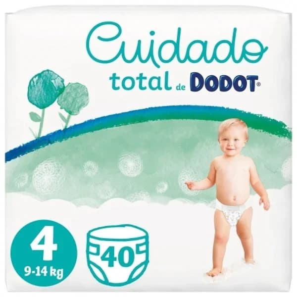 Pañales Dodot Cuidado Total T4 (9-14 kg) 40 ud. - 1 ud - Imagen del producto en Findit