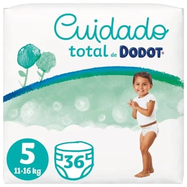 Pañales Dodot Cuidado Total T5 (11-16 kg) 36 ud. - 1 ud - Imagen del producto en Findit