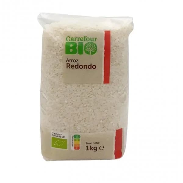 Arroz redondo ecológico Carrefour Bio 1 kg. - 1 kg - Imagen del producto en Findit
