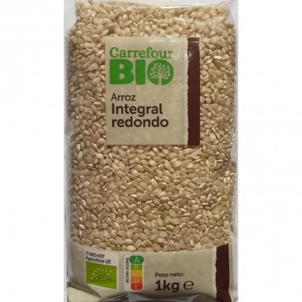 Arroz redondo integral ecológico Carrefour Bio 1 kg. - 1 kg - Imagen del producto en Findit