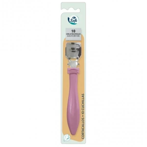 Pack cortacallos con 10 cuchillas Carrefour Soft - 1 ud - Imagen del producto en Findit