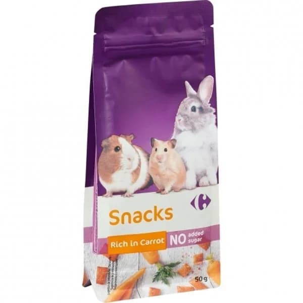 Snack de Zanahorias para Roedores Carrefour 50 g - 1 ud - Imagen del producto en Findit