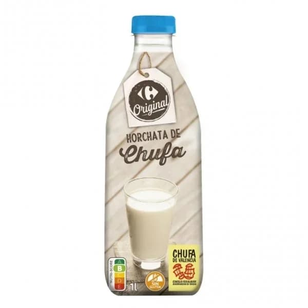 Horchata de chufa Carrefour Original sin gluten botella 1 l. - 1 l - Imagen del producto en Findit