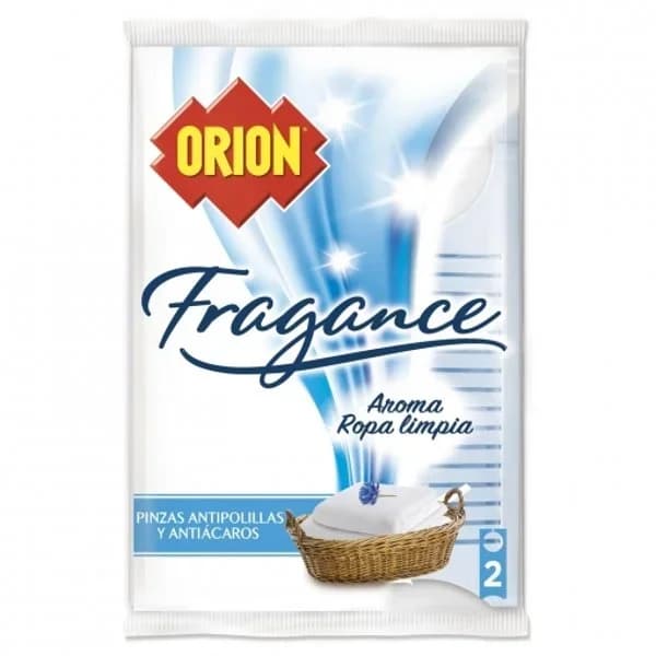 Pinzas ambientadoras antipolillas para armarios aroma ropa limpia Orion Fragance 2 ud. - 1.99 ud - Imagen del producto en Findit