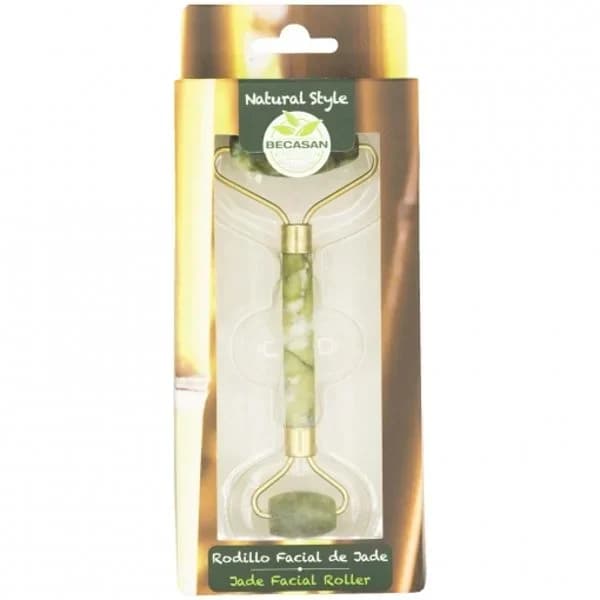 Rodillo facial de jade Becasan Nature 1 ud. - 1 ud - Imagen del producto en Findit