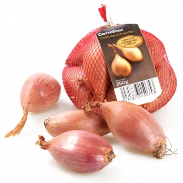 Cebolla echalotte Carrefour 250 g - 0.25 kg - Imagen del producto en Findit