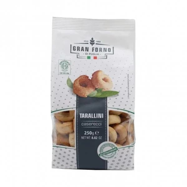Rosquillas de pan Tarallini Casarecci Gran Forno di Plugia 250 g. - 0.25 kg - Imagen del producto en Findit