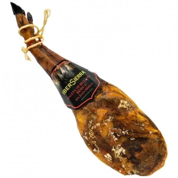Paleta de Bellota Ibérica 50% Raza Ibérica Ibersierra pieza de 4 kg aprox - 4.5 kg - Imagen del producto en Findit