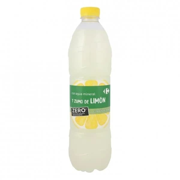 Bebida refrescante aromatizada con agua mineral y zumo de limón Carrefour Sensation sin azúcares añadidos 1,5 l. - 1.51 l - Imagen del producto en Findit