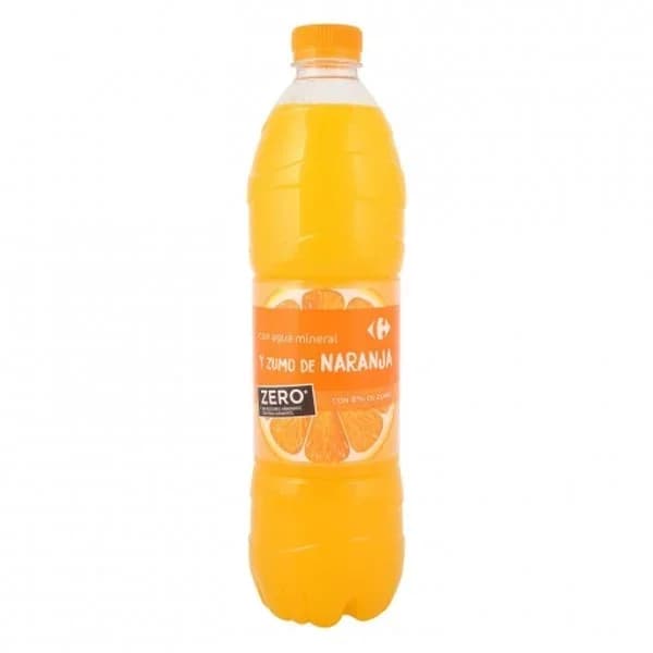 Bebida refrescante aromatizada con agua mineral y zumo de naranja Carrefour Sensation sin azúcares añadidos 1,5 l. - 1.51 l - Imagen del producto en Findit