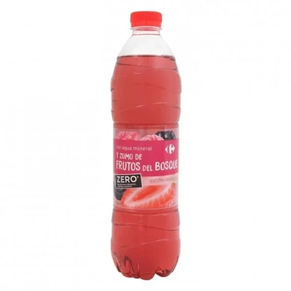 Bebida refrescante aromatizada con agua mineral y zumo de frutas del bosque Carrefour Sensation sin azúcares añadidos 1,5 l. - 1.51 l - Imagen del producto en Findit