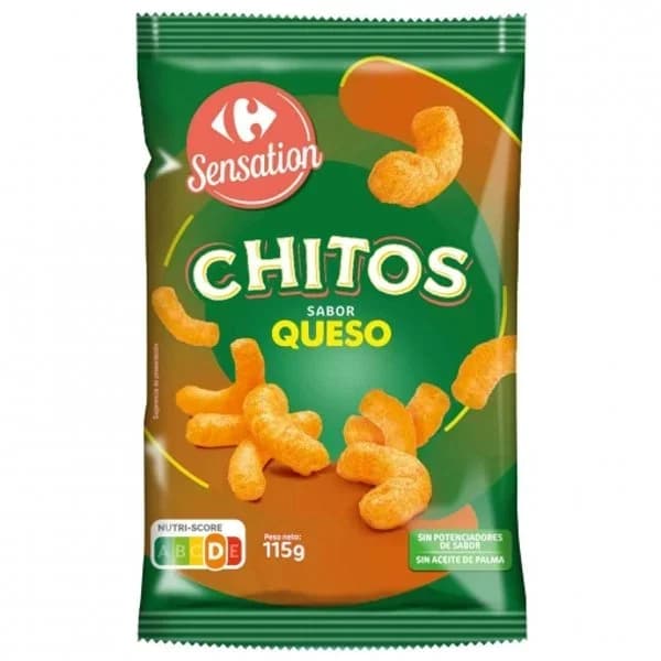 Aperitivo de maiz sabor queso Chitos Sensation Carrefour 115 g. - 0.12 kg - Imagen del producto en Findit