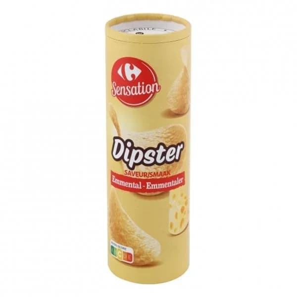 Aperitivo de patata sabor queso Dipster Carrefour 175 g. - 0.18 kg - Imagen del producto en Findit