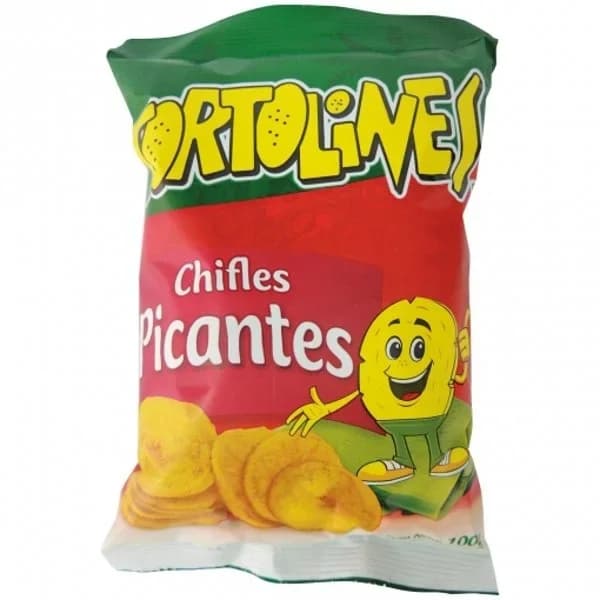 Snacks de chifles picantes Tortolines 100 g. - 0.1 kg - Imagen del producto en Findit
