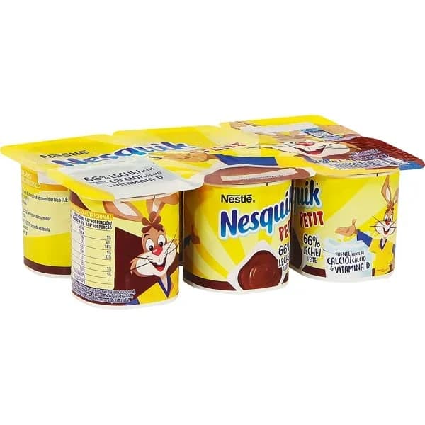 Petit Nestlé Nesquik sin gluten pack de 6 unidades de 60 g. - 0.36 kg - Imagen del producto en Findit