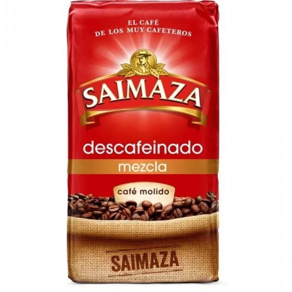Café molido mezcla natural descafeinado Saimaza 250 g. - 0.25 kg - Imagen del producto en Findit