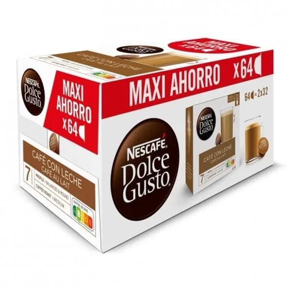 Café con leche en cápsulas Nescafé Dolce Gusto 64 ud. - 63.3 ud - Imagen del producto en Findit