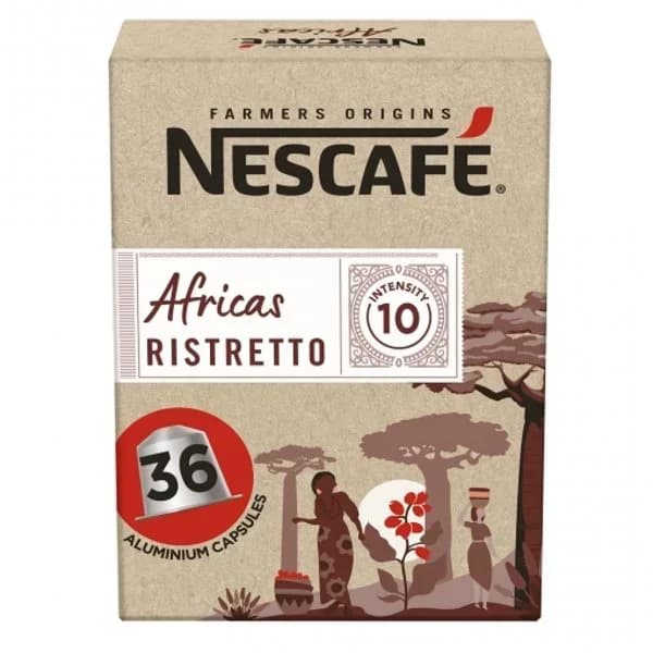 Café Áfricas en cápsulas Nescafé Farmers Origins compatible con Nespresso 36 ud. - 1 ud - Imagen del producto en Findit