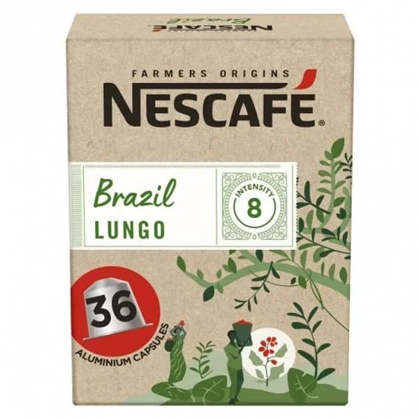 Café Brazil en cápsulas Nescafé Farmers Origins compatible con Nespresso 36 ud. - 1 ud - Imagen del producto en Findit