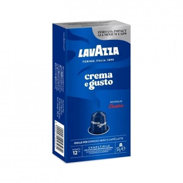 Café cápsulas Crema e Gusto Lavazza compatible con Nespresso 10 ud. - 10.09 ud - Imagen del producto en Findit