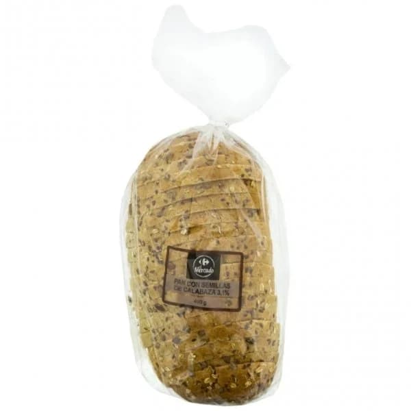 Pan payés 5 cereales con semillas de calabaza rebanado 490 g - 0.49 kg - Imagen del producto en Findit