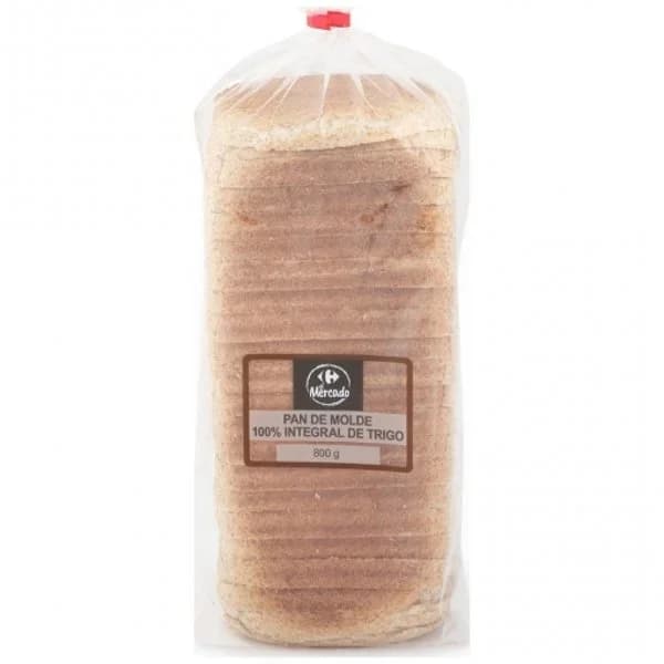 Pan de molde integral 800 g - 0.8 kg - Imagen del producto en Findit