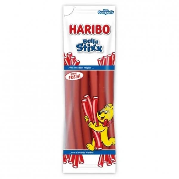 Balla Stixx Fresa HARIBO, bolsa 200 g - 0.2 kg - Imagen del producto en Findit