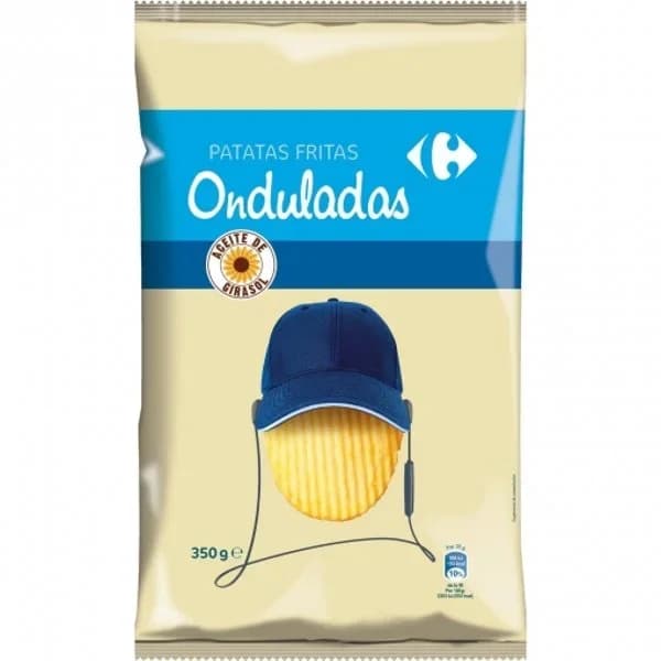 Patatas fritas onduladas Sensation Carrefour 350 g. - 0.35 kg - Imagen del producto en Findit