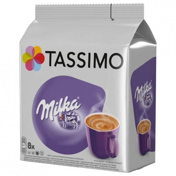 Cacao y Leche en Cápsulas Milka Tassimo 8 unidades 42 g. - 0.24 kg - Imagen del producto en Findit