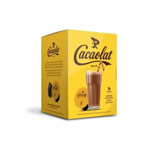 Cacaolat en cápsulas Origen&Sensations compatible Nescafé Dolce Gusto 16 unidades de 18 g. - 16.15 ud - Imagen del producto en Findit
