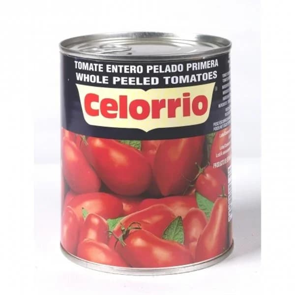 Tomate entero pelado Celorrio 480 g. - 0.48 kg - Imagen del producto en Findit